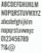 Holzbuchstaben Modell ALTERNATE GOTHIC