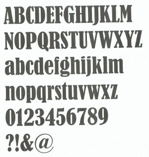 Dekorativer Wandspiegel-Buchstabe BERNARD CONDENSED