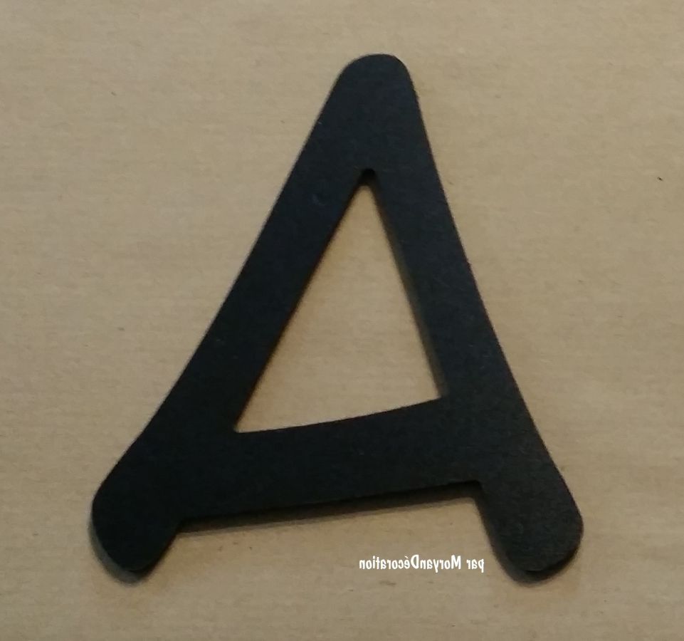 Plastikbrief PVC schwarz ANIME