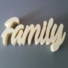 Styroporbuchstaben Family